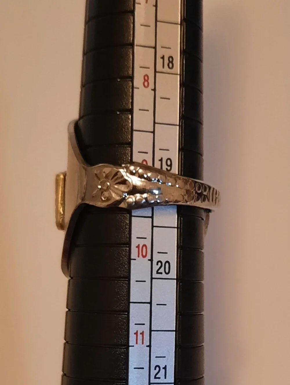 Guitar Decorative Spoon Ring - Silver